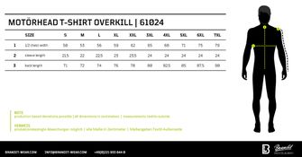 Brandit Motörhead T-shirt Overkill, negru