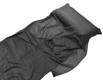 Origin Outdoors Ripstop Silk dreptunghiulară de mătase de culoare gri închis pentru sac de dormit