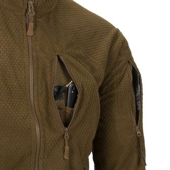 Jachetă flaușată Helikon Alpha Tactical, foliage green