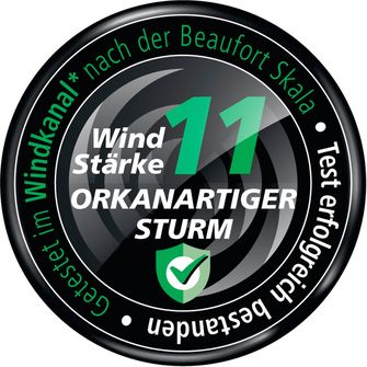 EuroSchirm lumina Trek Ultra Ultralight Umbrela Trek negru reflectorizant