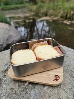 Cutie de prânz din oțel inoxidabil din bambus Origin Outdoors 1.2 L