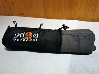 Origin Outdoors Geamantan pentru sac de dormit din bumbac dreptunghiular antracit
