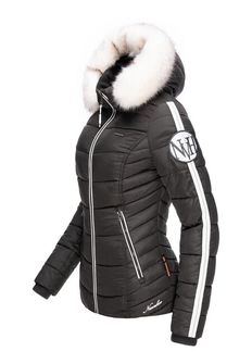 Navahoo KHINGAA´S Jachetă de iarnă pentru femei cu glugă, antracit