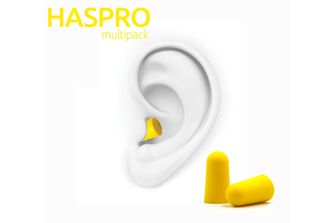 Dopuri pentru urechi HASPRO TUBE50, galbene