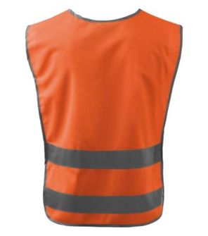 Rimeck Classic Safety Vest, vesta reflectorizantă de siguranță, portocaliu fluorescent