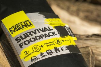 Adventure Menu Survival Food pack menu IV, Răgout de vânat cu cartofi și Chicken Korma cu orez, 810g