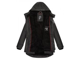 Jachetă impermeabilă pentru femei Navahoo LINDRAA, neagră