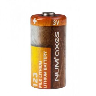NUM´AXES Baterie litiu CR123 BLISTER