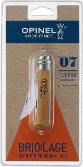 Opinel cuțit pliambil N°07 Carbon Blister pack, 17,5cm