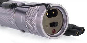 Lanternă cu electroșoc Fox M11 gri, 300 000V