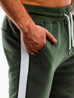 Ombre pantaloni de trening bărbaţi P866, verde