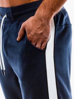 Ombre pantaloni de trening bărbaţi P866, navy albastru