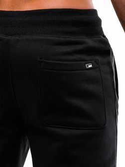 Ombre pantaloni de trening bărbaţi P866, negrii