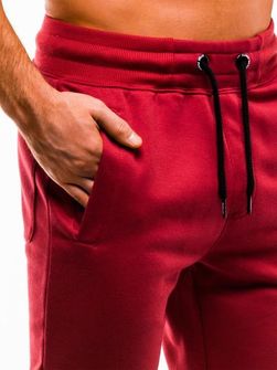 Ombre pantaloni de trening bărbaţi P866, roşu