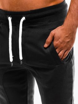 Ombre pantaloni de trening bărbaţi P867, negru