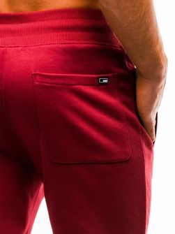 Ombre pantaloni de trening bărbaţi P866, roşu