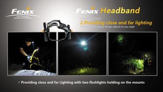 Curea Fenix pentru a folosi lanterna pe cap