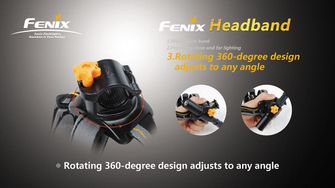 Curea Fenix pentru a folosi lanterna pe cap