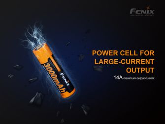 Baterie Fenix ​​​​18650 3000 mAh curent ridicat (Li-Ion)