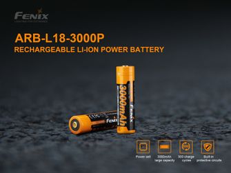 Baterie Fenix ​​​​18650 3000 mAh curent ridicat (Li-Ion)