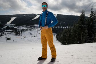 Pantaloni de schi pentru bărbați Husky Gilep M albastru