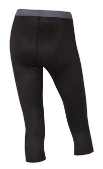 Lenjerie de corp termică Husky Active Winter, Pantaloni 3/4 de damă, negru