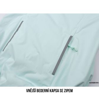 Husky Jachetă softshell ultraușoară pentru femei Solei verde închis