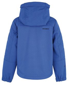 Jachetă Husky pentru copii Salex K albastru închis pentru copii.