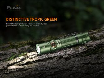 Lanternă cu LED Fenix PD35 V3.0 - verde tropic