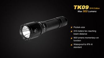 Lanterna LED Fenix TK09 XP-L, 900 de lumeni