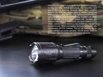 Lanterna LED tactică Fenix TK25 IR, 1000 lumeni