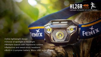 Lanternă frontală Fenix HL26R