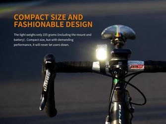 Lanternă pentru biciclete reîncărcabilă Fenix BC25R, 600 lumeni