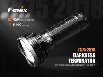 Lanternă Fenix ​​TK75 4xCree XHP35 HI, 5100 lumeni