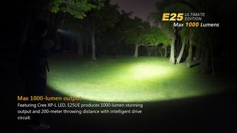 Lanternă Fenix E25 Ultimate Edition, 1000 lumeni