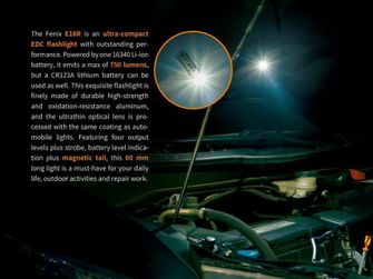 Lanternă reincarcabilă Fenix ​​E18R, 750 lumeni