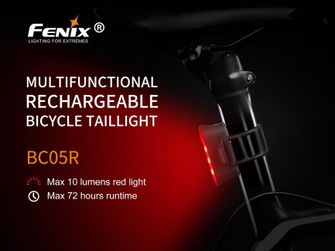 Lanterna  bicicletă Fenix BC05R, 10 lumeni