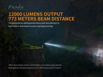 Lanternă puternică Fenix ​​LR40R