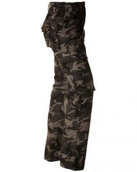 Pantaloni pentru bărbați loshan lorenzo model camuflaj gri camuflaj