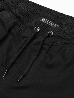 Pantaloni cargo Ombre Jogger pentru bărbați V18 P886, negri