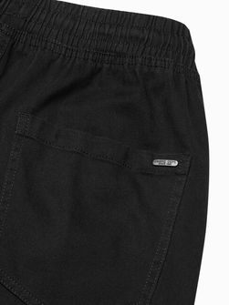 Pantaloni cargo Ombre Jogger pentru bărbați V18 P886, negri