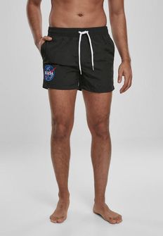 NASA costum de baie pentru bărbați EMB logo, negru
