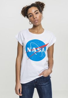 NASA tricou pentru femei Insignia, alb