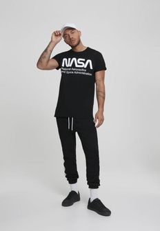 NASA tricou pentru bărbați Wormlogo, negru