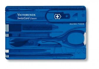 Victorinox SwissCard Card multifuncțional 10în1 albastru
