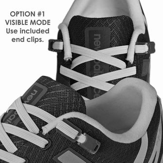 Șireturi pentru pantofi Xpand Elastic steel