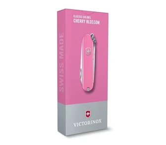 Victorinox Classic SD Colors Cherry Blossom, cuțit multifuncțional, roz, 7 funcții