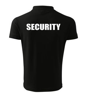 DRAGOWA tricou polo SECURITY, negru