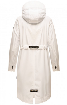 Navahoo JOSINAA Jachetă de tranziție pentru femei cu glugă, alb
