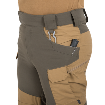 Pantaloni Helikon-Tex Hybrid Outback - DuraCanvas, taiga green / negru
